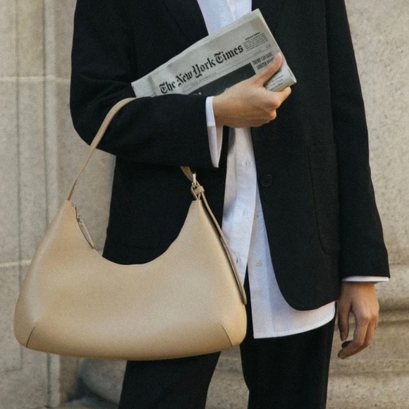 OAK + FORT Handbags - NEW Oak+Fort Beige Shoulder Bag